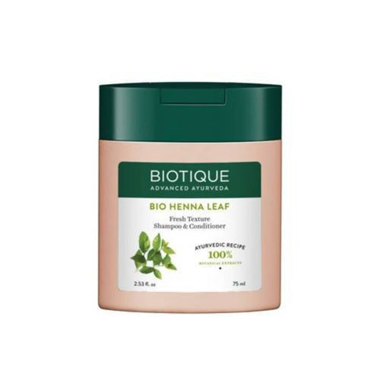 Biotique Bio Henna Leaf Fresh Texture Shampoo and Conditioner