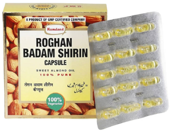 Hamdard Roghan Badam Shirin Capsules - 60 Capsules