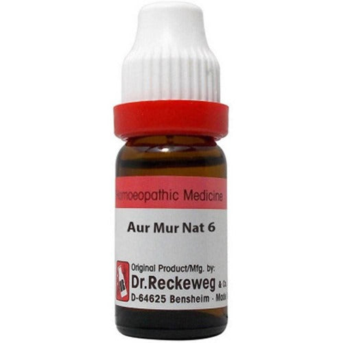 Dr. Reckeweg Aurum Muriaticum Natronatum Dilution - 6 CH - 11 ml