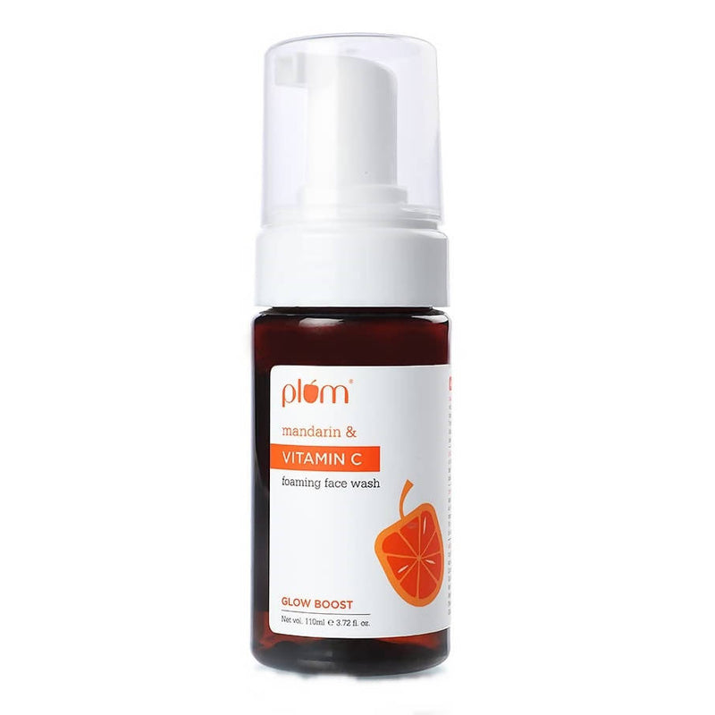 Plum Vitamin C Foaming Face Wash with Mandarin