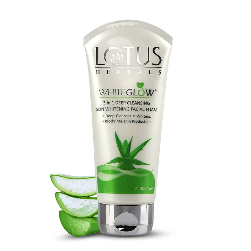 Lotus Herbals WhiteGlow 3-In-1 Deep Cleansing Skin Whitening Face Wash