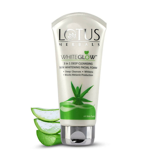 Lotus Herbals WhiteGlow 3-In-1 Deep Cleansing Skin Whitening Face Wash