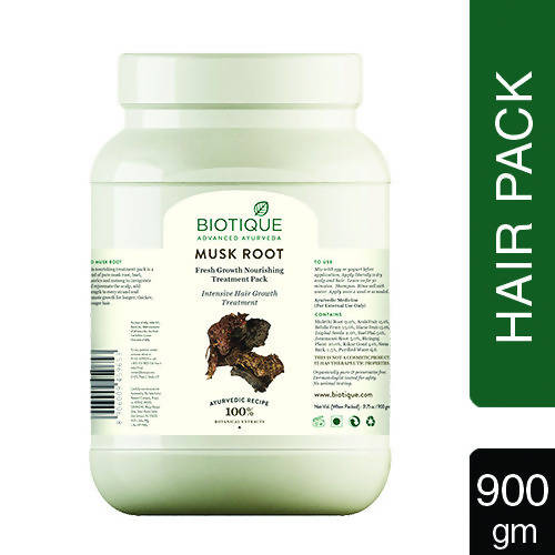 Biotique Musk Root Fresh Growth Nourishing Treatment Pack