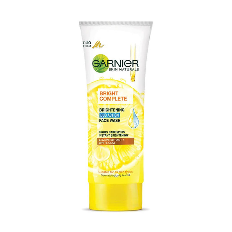 Garnier Bright Complete Brightening Duo Action Face Wash