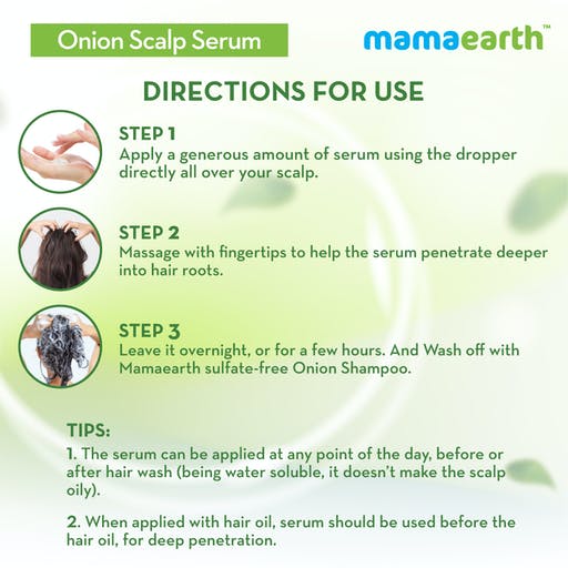 Mamaearth Onion Scalp Serum For Healthy Hair Growth