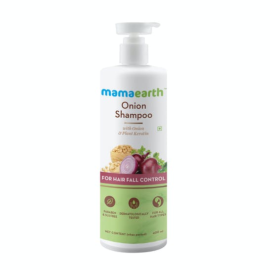 Mamaearth Onion Shampoo For Hair Fall Care