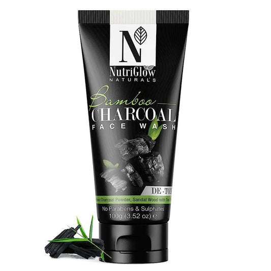 NutriGlow NATURAL'S Bamboo Charcoal Face Wash