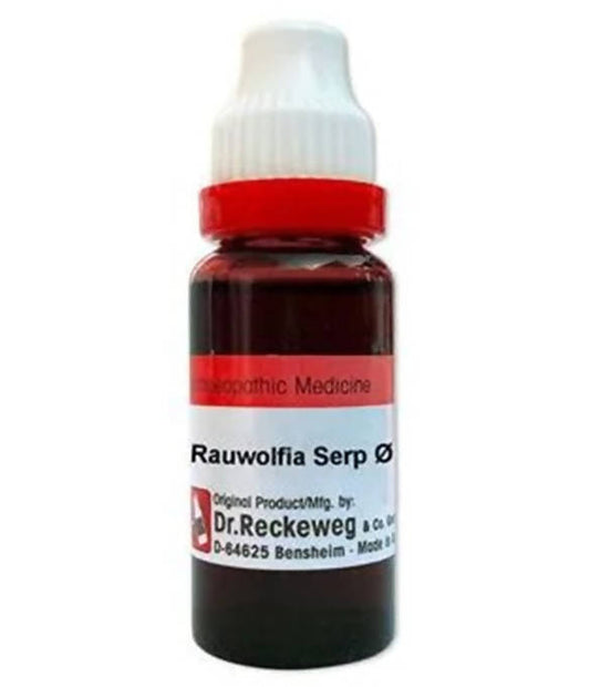 Dr. Reckeweg Rauwolfia Serp Mother Tincture Q - 20 ml