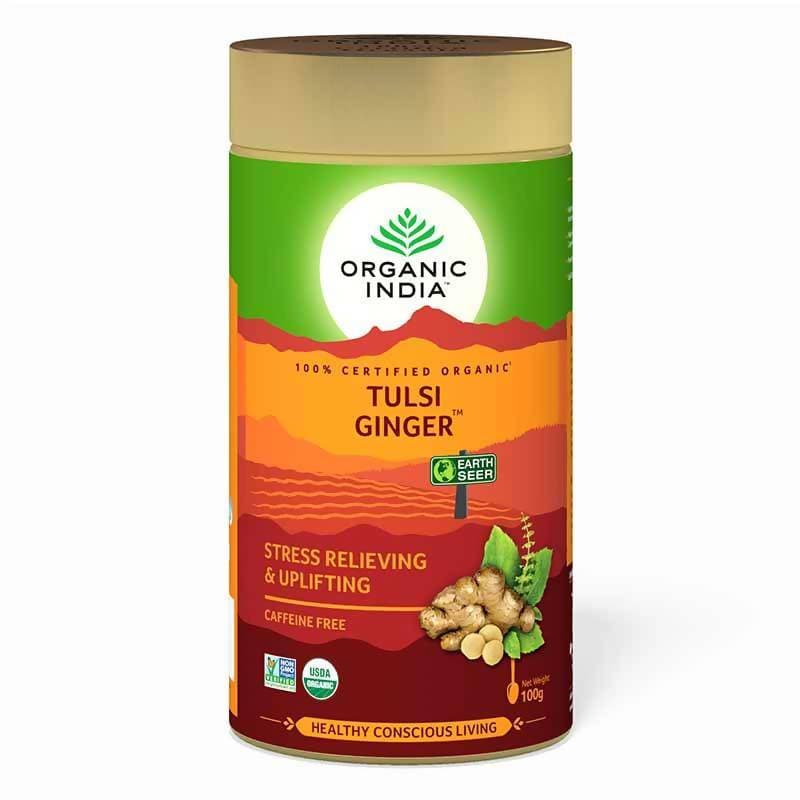 Organic India Tulsi Ginger Tea Tin