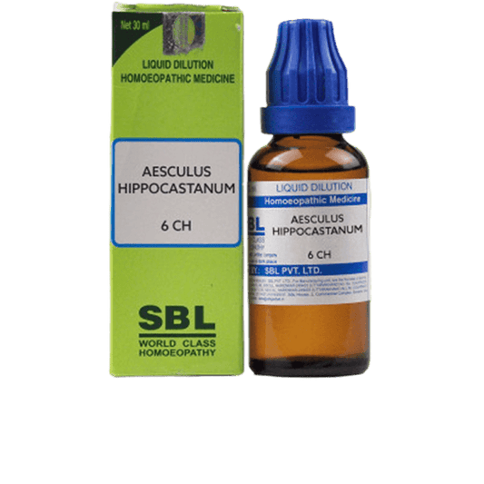 SBL Homeopathy Aesculus Hippocastanum Dilution - 6 CH - 30 ml