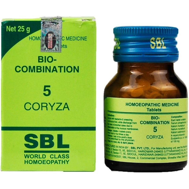 SBL Homeopathy Bio - Combination 5 Tablets - 25 gm