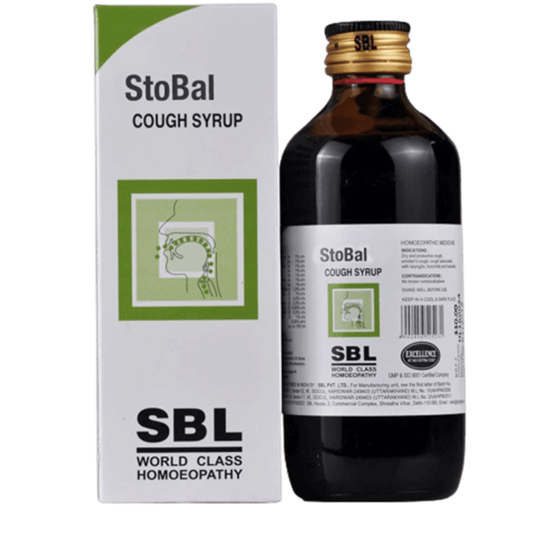 SBL Homeopathy Stobal Cough Syrup - 115 ml