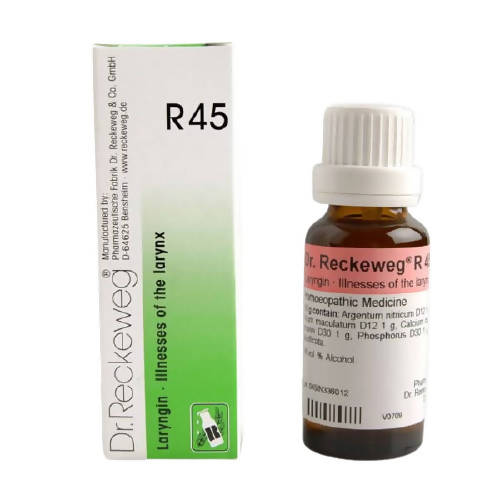 Dr. Reckeweg R45 Illnesses of the Larynx Drops - 22 ml