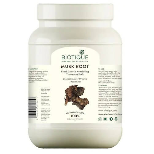 Biotique Musk Root Fresh Growth Nourishing Treatment Pack