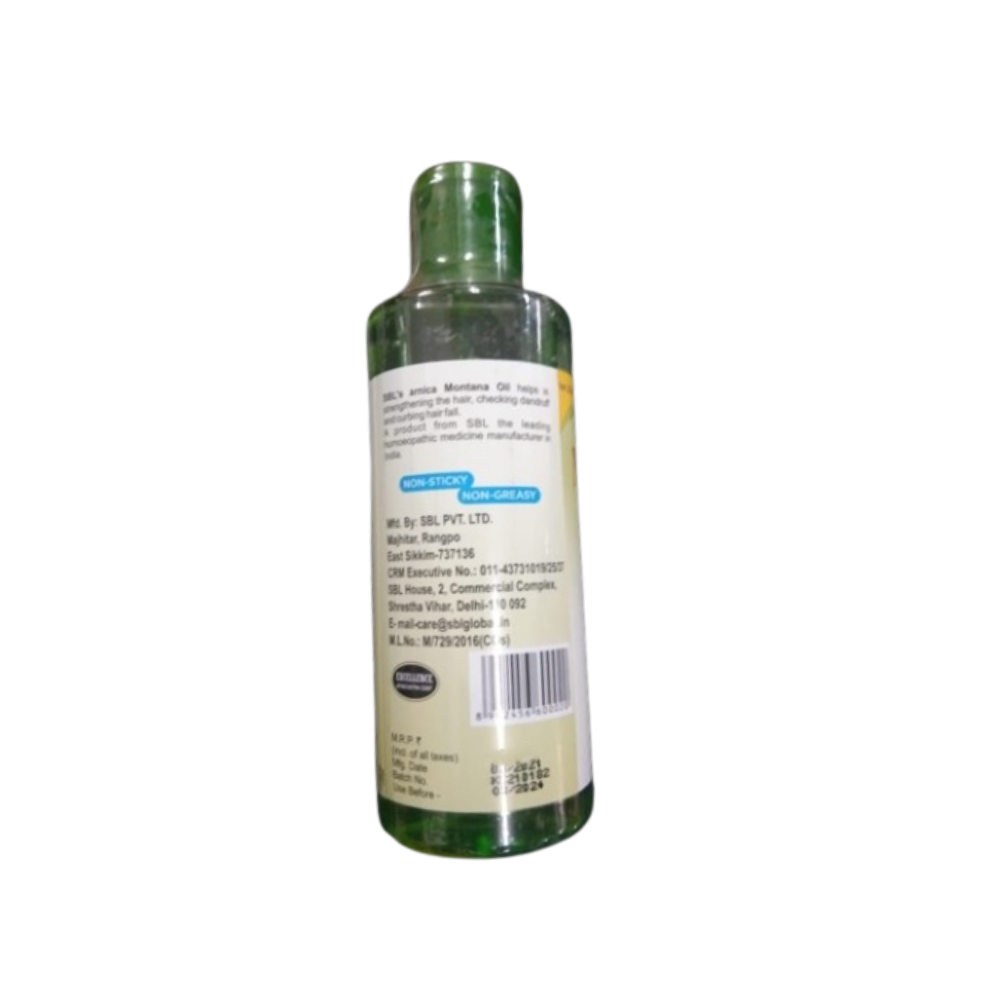 SBL Homeopathy Arnica Montana Fortified Hair Oil