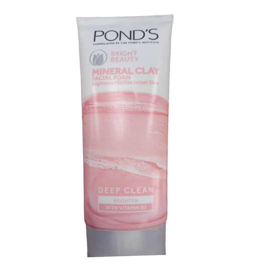 Ponds Bright Beauty Mineral Clay Facial Foam