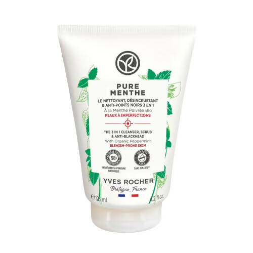 Yves Rocher Pure Menthe The 3 In 1 Cleanser