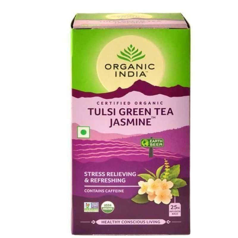 Organic India Tulsi Green Tea Jasmine 25 Tea Bags