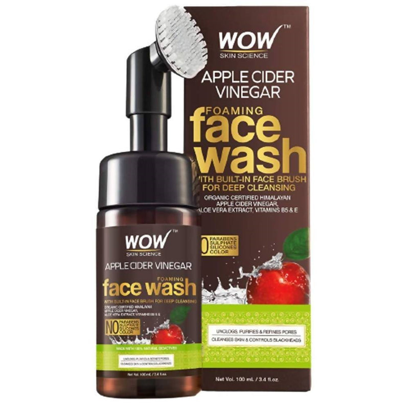 Wow Skin Science Apple Cider Vinegar Foaming Face Wash