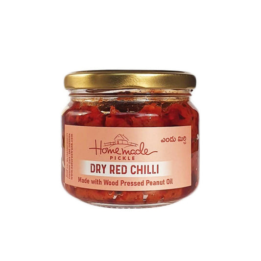 Nature's Trunk Dry Red Chilli Pickle - 300 gm