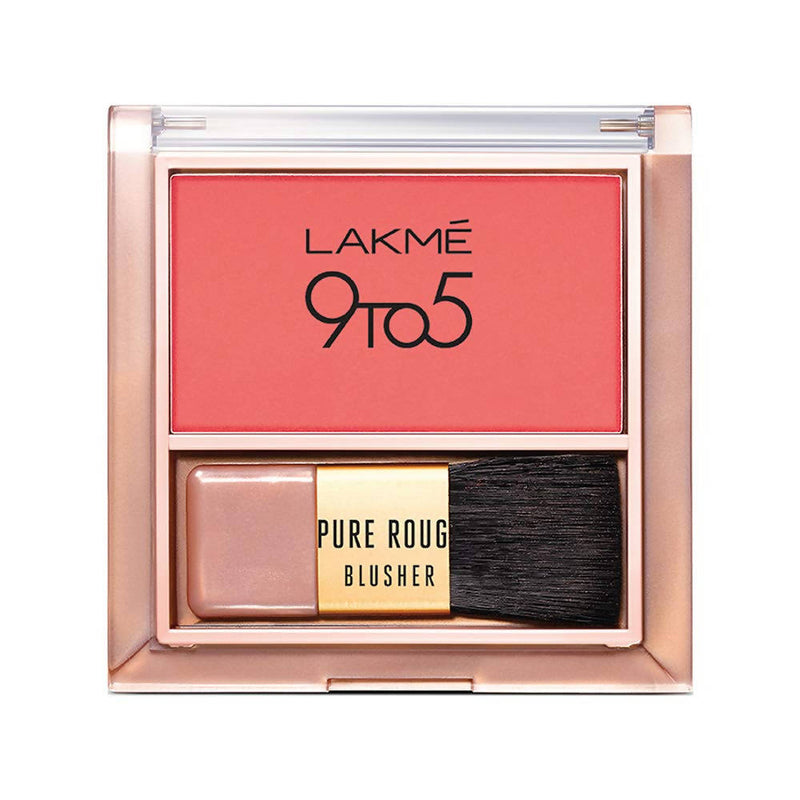 Lakme 9To5 Pure Rouge Blusher - Coral Punch - 6 Gm