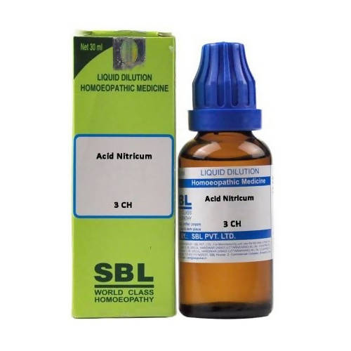 SBL Homeopathy Acid Nitricum Dilution - 3 CH - 30 ml