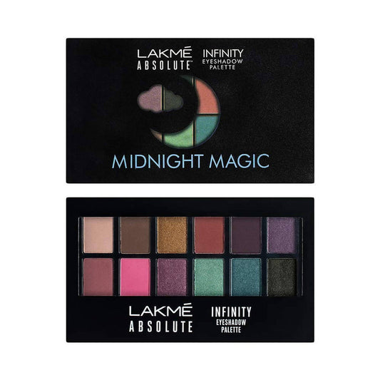 Lakme Absolute Infinity Eye Shadow Pallete - Midnight Magic - 12 gm