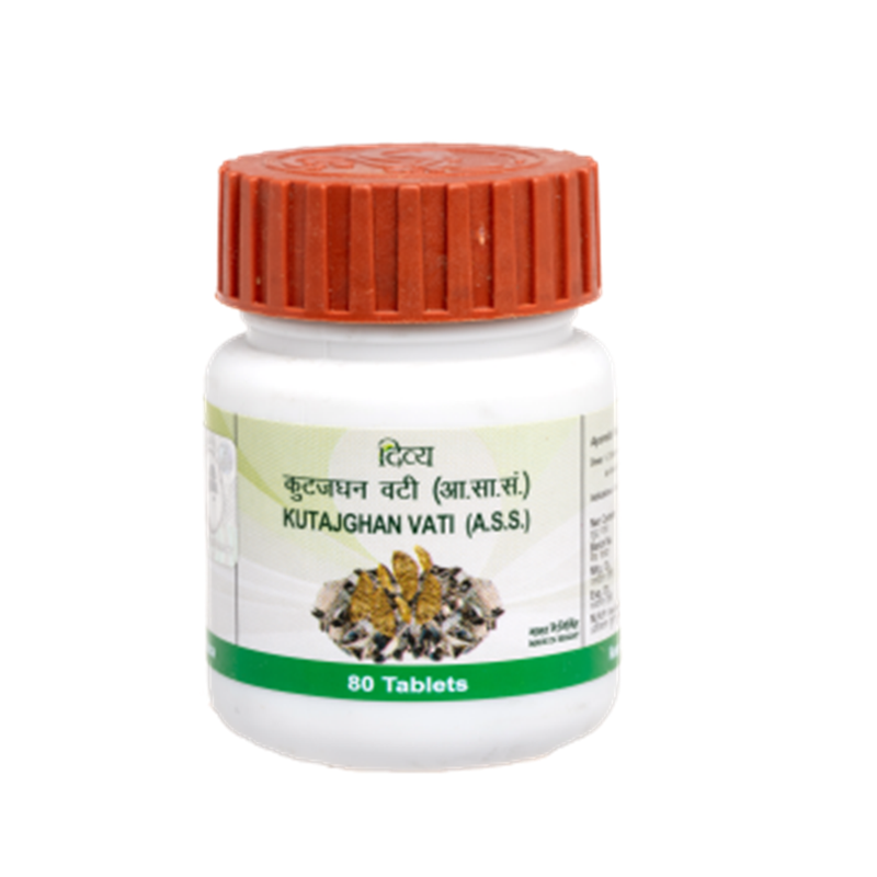 Patanjali Kutajghan Vati - 80 Tablets - Pack of 1