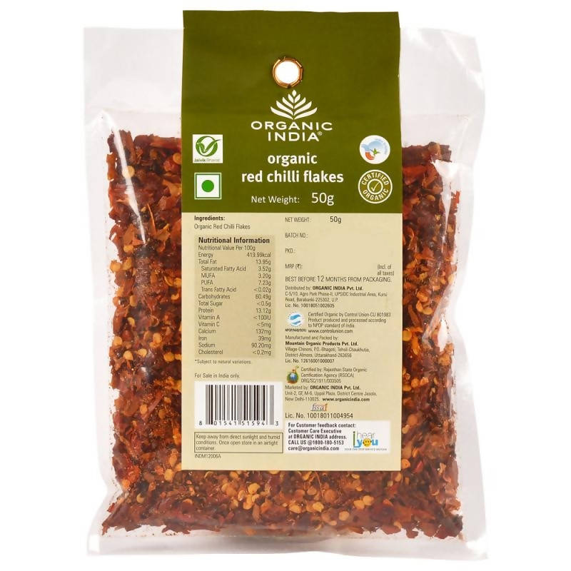 Organic India Organic Red Chilli Flakes