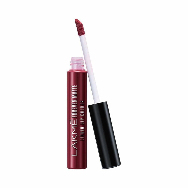 Lakme Forever Matte Liquid Lip Colour - Red Sangria