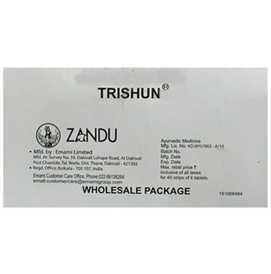 Zandu Trishun Tablet