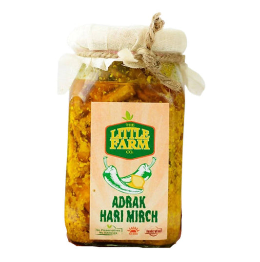 The Little Farm Co Adrak Hari Mirch Pickle - 200 gm