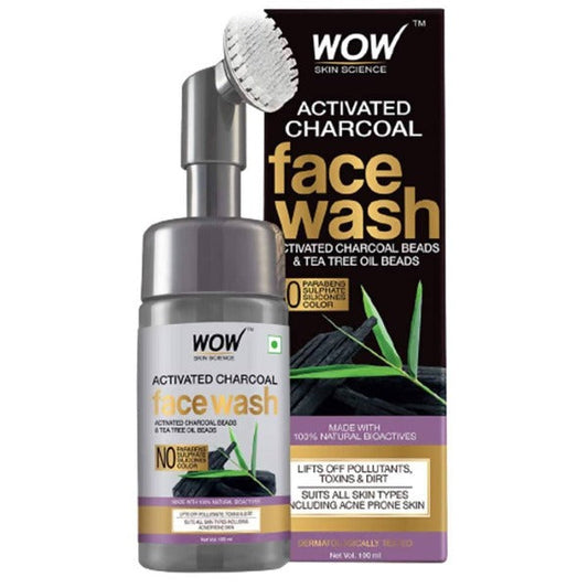 Wow Skin Science Charcoal Foaming Face Wash