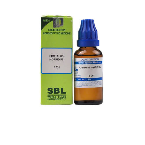 SBL Homeopathy Crotalus Horridus Dilution