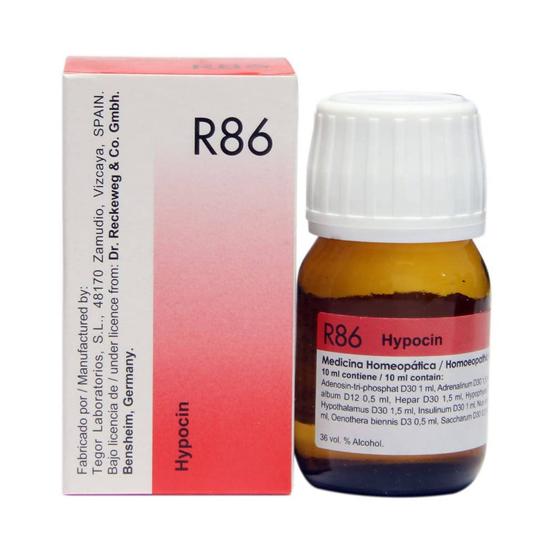 Dr. Reckeweg R86 (Hypocin) Low Blood Sugar Drops - 30 ml