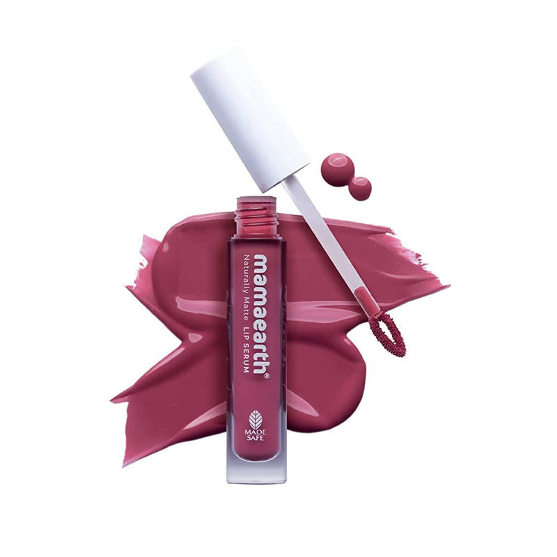 Mamaearth Naturally Matte Lip Serum / Pink Daffodil - 3 ml